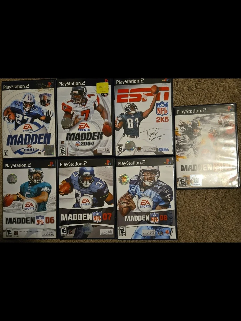 Madden, 2k football bundle, tested for ps2.
